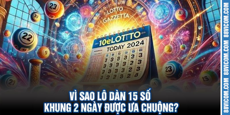 Vì Sao Lô Dàn 15 Số Khung 2 Ngày Được Ưa Chuộng?